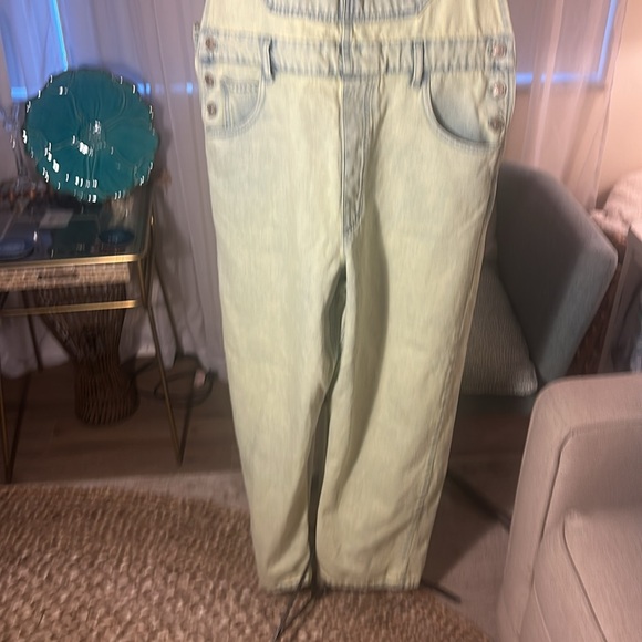 Women's Light Blue Denim Overalls - Picture 9 of 15